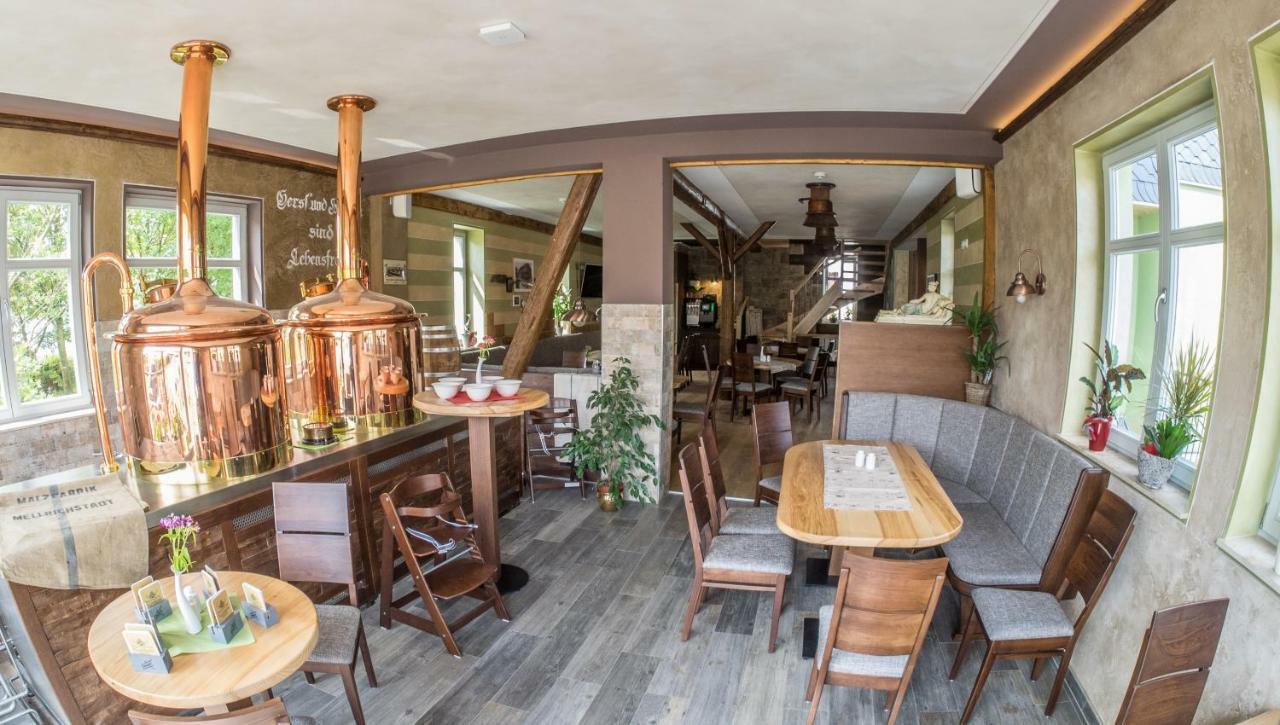 Brauereigasthof Marktmuhle Oberdorla Bagian luar foto