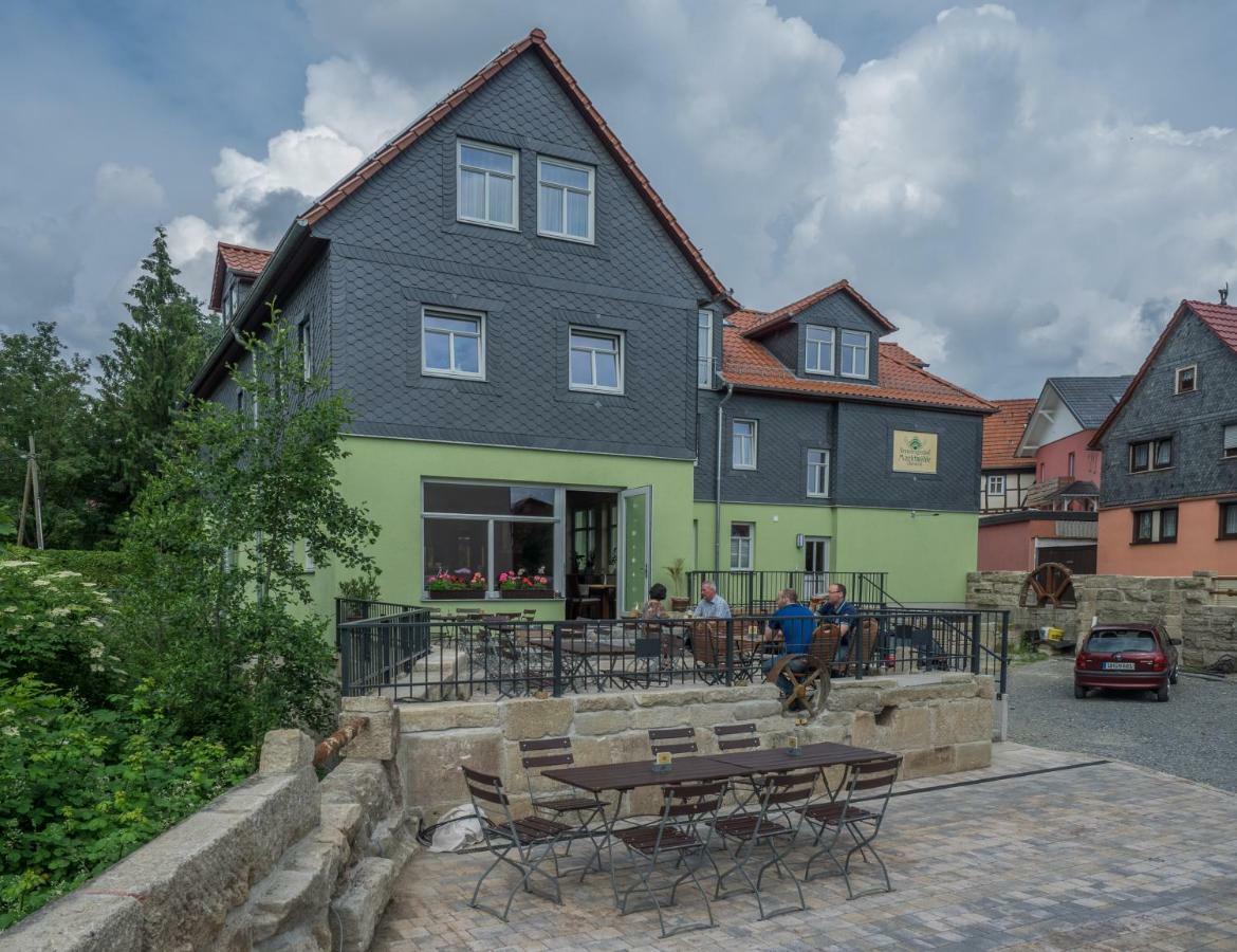 Brauereigasthof Marktmuhle Oberdorla Bagian luar foto