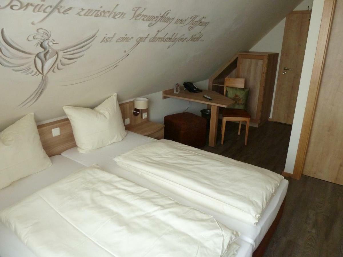 Brauereigasthof Marktmuhle Oberdorla Bagian luar foto