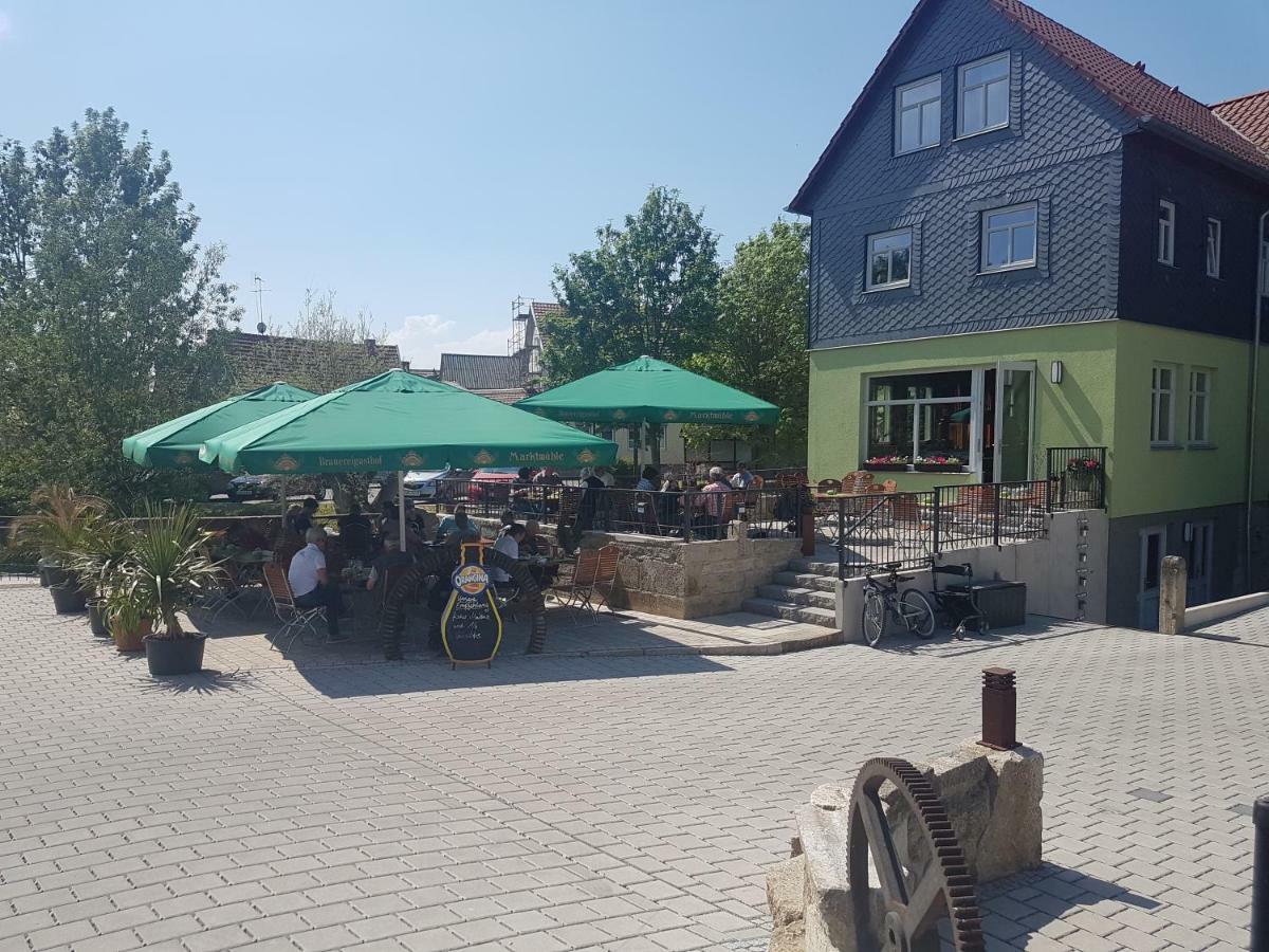 Brauereigasthof Marktmuhle Oberdorla Bagian luar foto